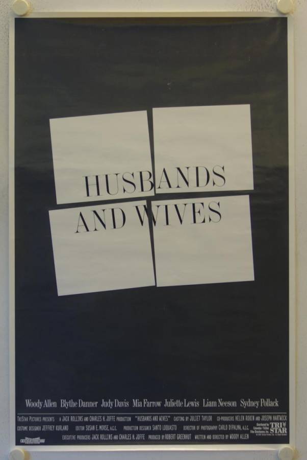 Ehemänner und Ehefrauen originales US Onesheet Filmplakat